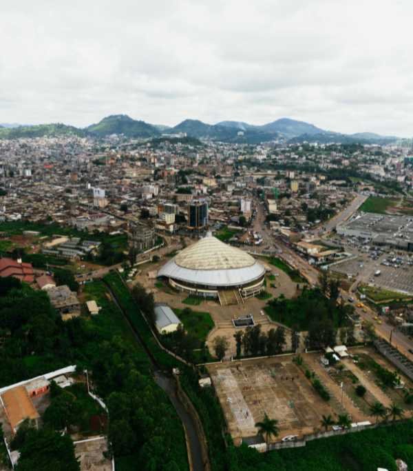 Aerial view of Younde City