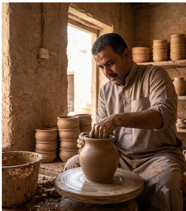 Artisanry in the village of A'ali