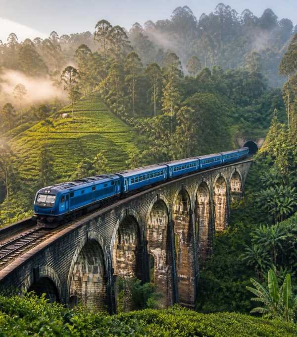 Nine Arch Bridge Ella train