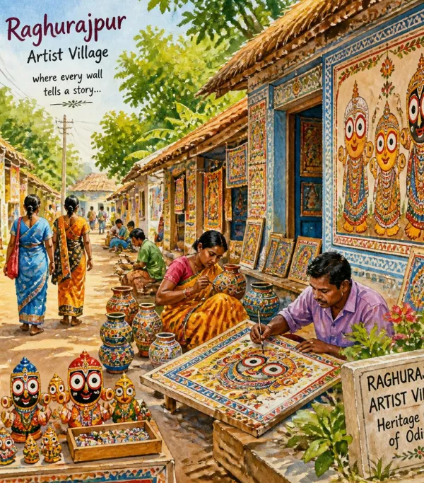 Raghurajpur Artist Village