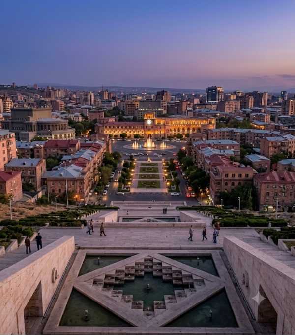 Yerevan at Twilight