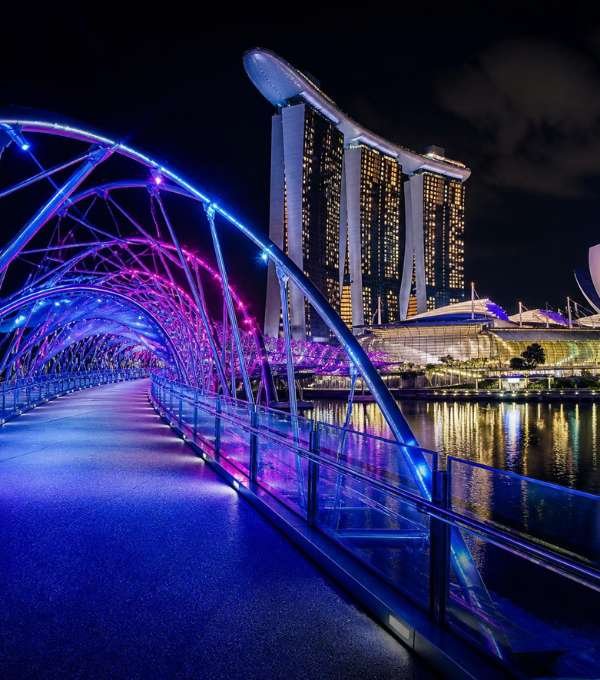 helix pedestrian bridge