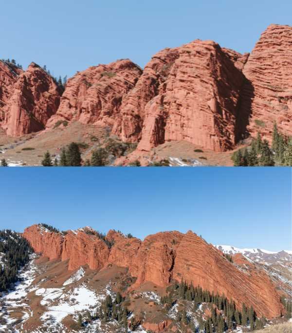 Seven Bulls Red Sandstone Cliffs